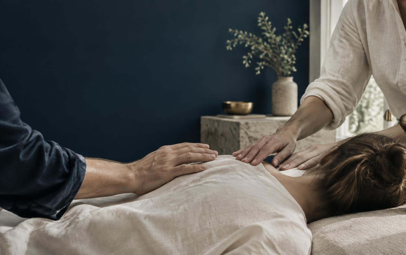 Achtsame Berührung in einer craniosacralen Lernsituation